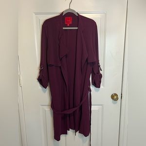 Plum stylish coat